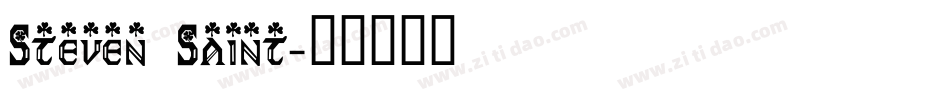 Steven Saint字体转换